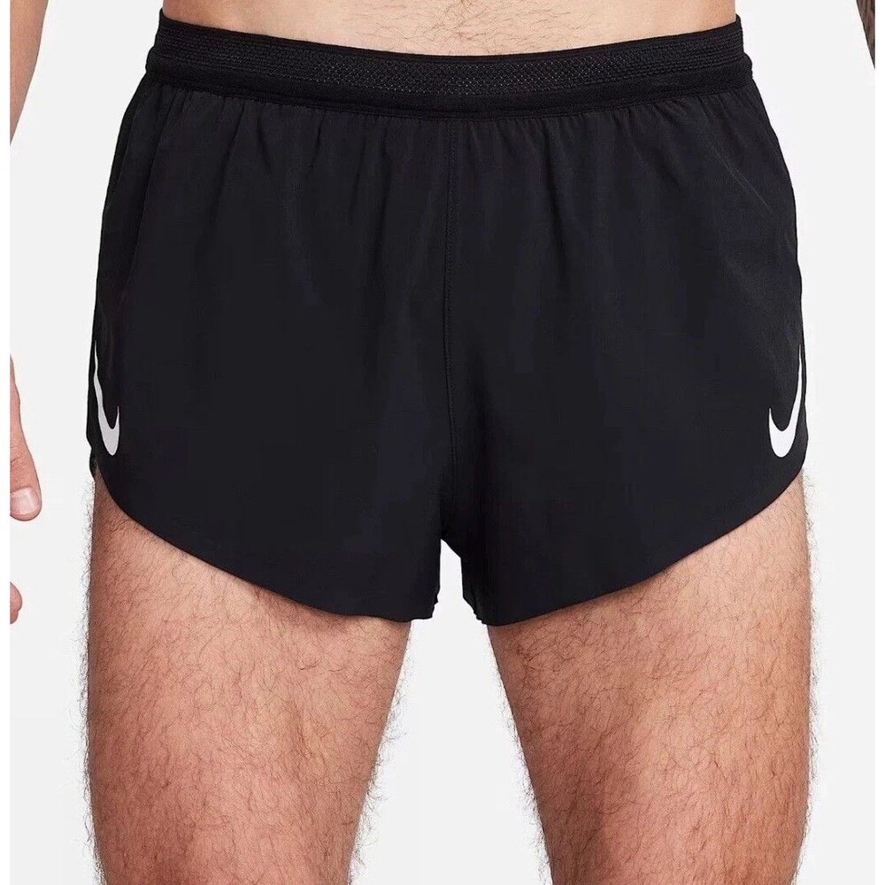 Nike Aeroswift 2" ADV Running Racing Shorts Black FN3349-010 Men's Large